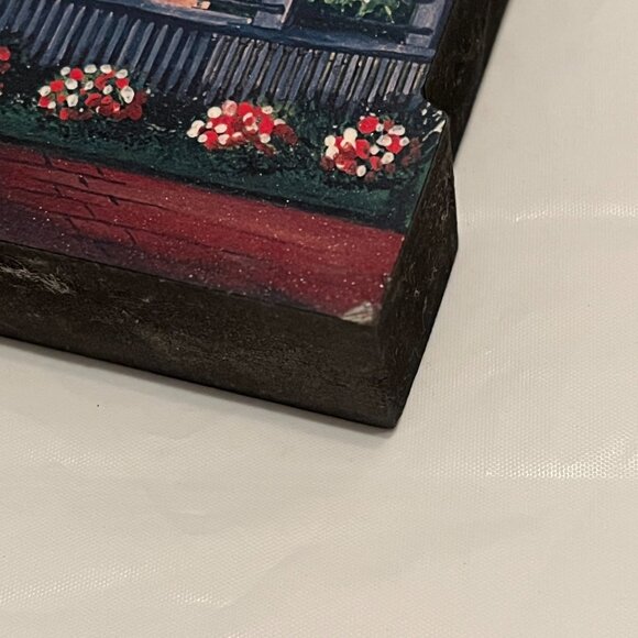 Brandywine Woodcrafts Wooden House Shelf Sitter Collectible  Pre-owned condition - Picture 6 of 7